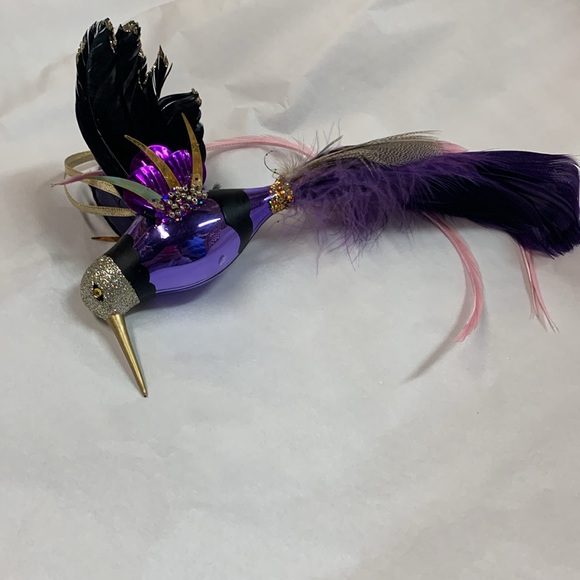 Anthropologie glass hummingbird ornament new - Picture 4 of 7